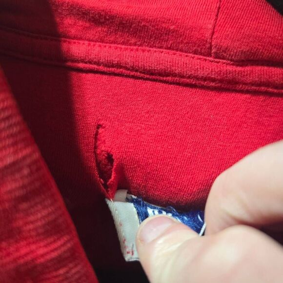 5/$25 Penguin Original By Munsingwear Men's Rococco Red Hoodie - Picture 6 of 10